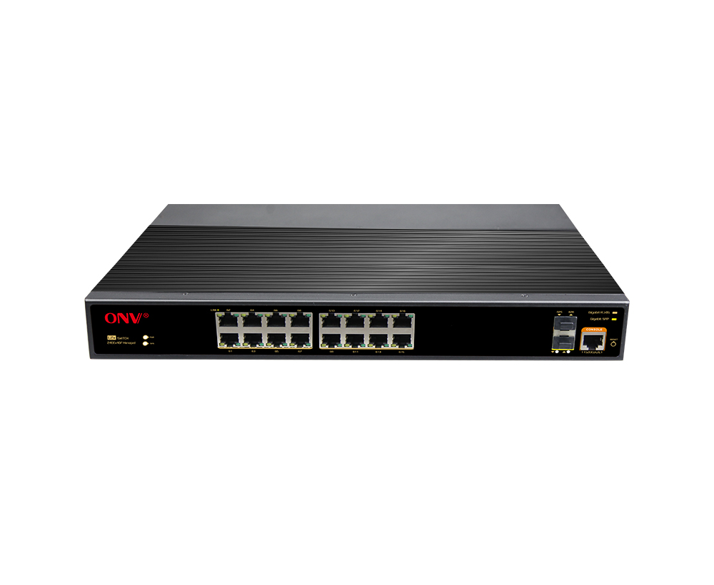 Commutateur Ethernet industriel géré Gigabit 18 ports L2
