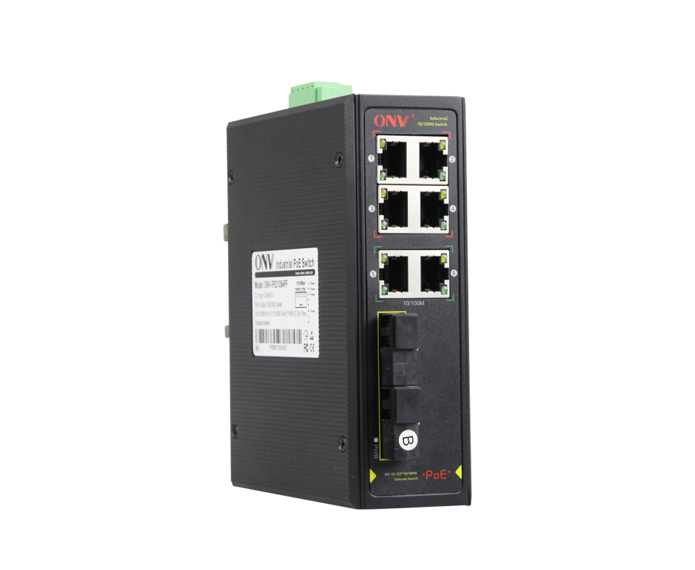 Commutateur industriel de 10/100M 8-port PoE