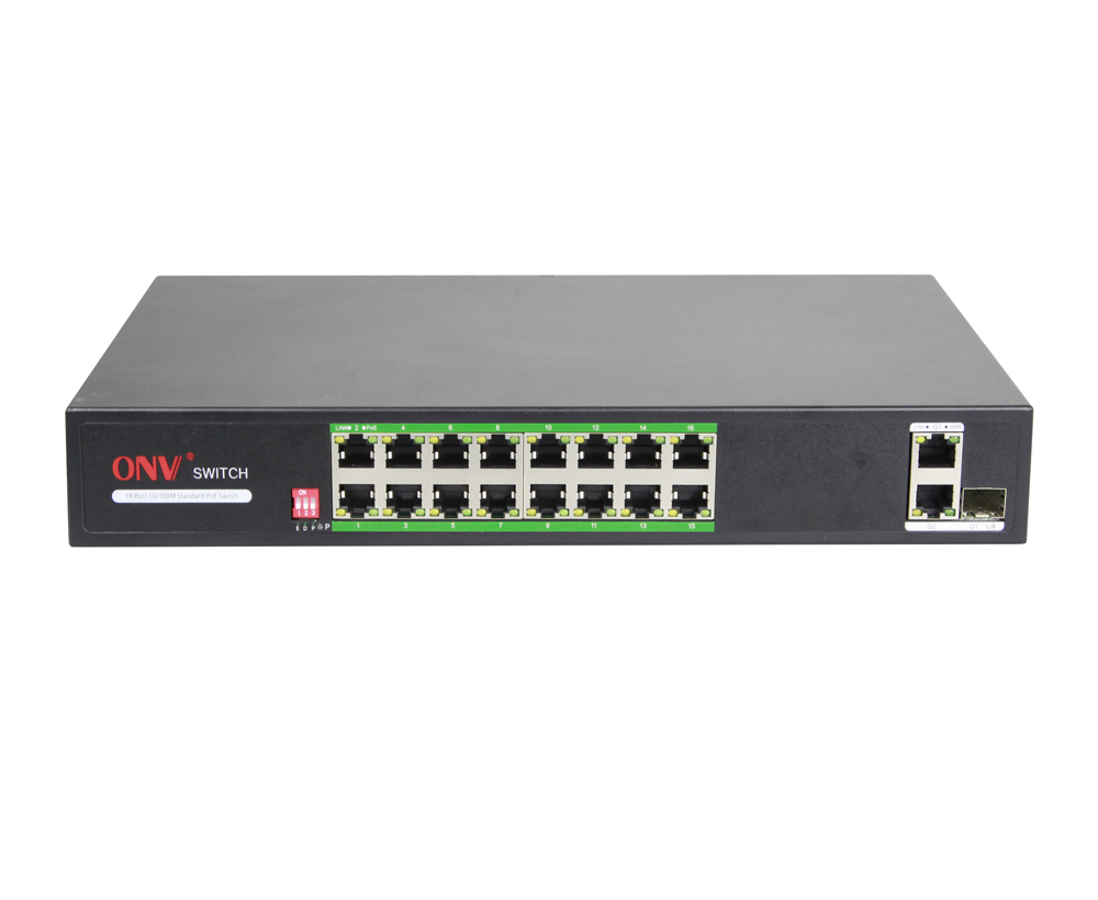 Commutateur PoE de port AI de la liaison montante 18 de gigabit
