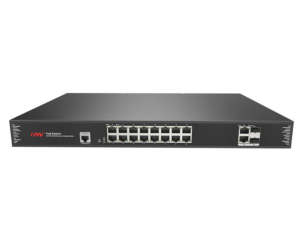 Commutateur PoE géré Gigabit uplink 18 ports L2