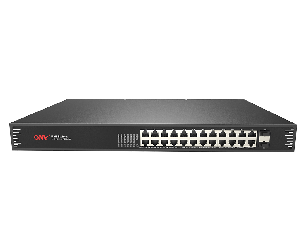 Commutateur de PoE de gigabit 26-port