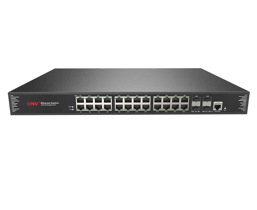 Commutateur Ethernet géré Gigabit 28-port L2