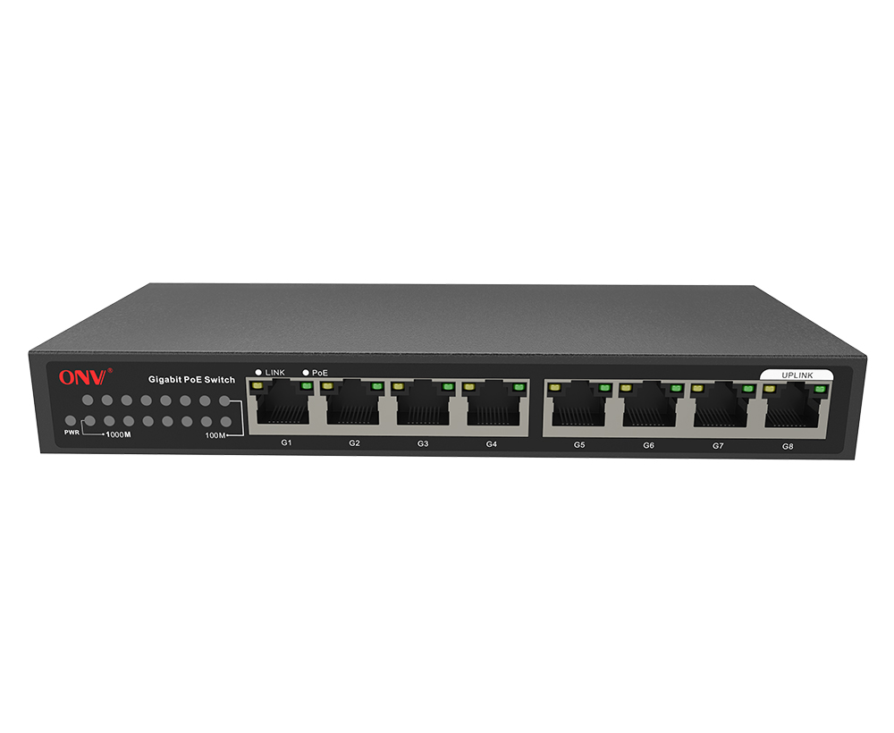 Commutateur PoE Gigabit 8 ports