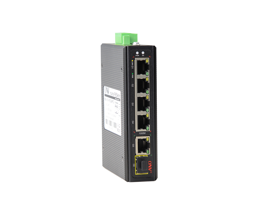 Commutateur PoE industriel à 6 ports Gigabit