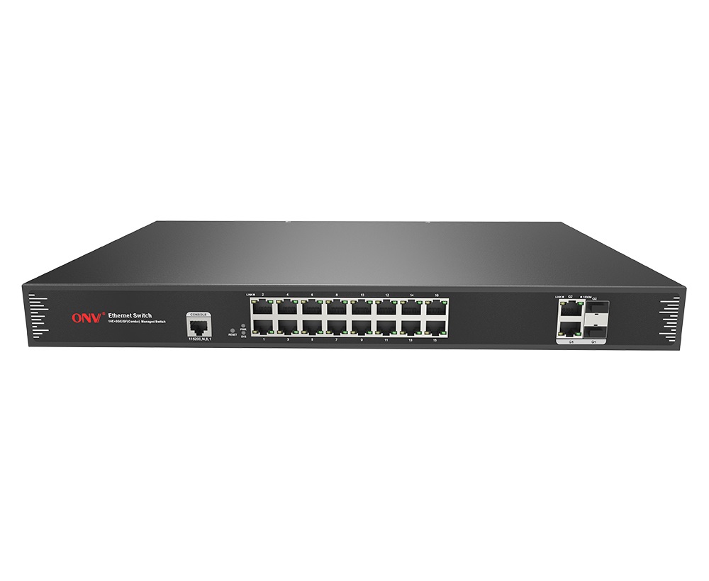 Commutateur géré Ethernet Gigabit uplink 18-port L2