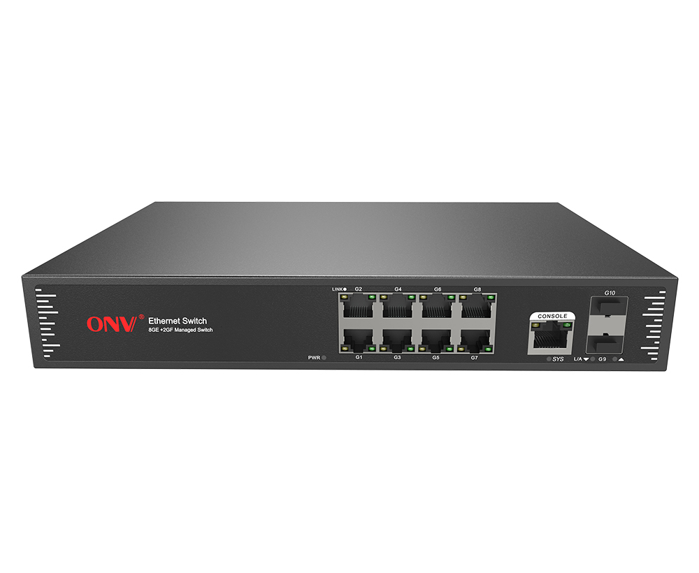 Commutateur Ethernet géré Gigabit 10 ports