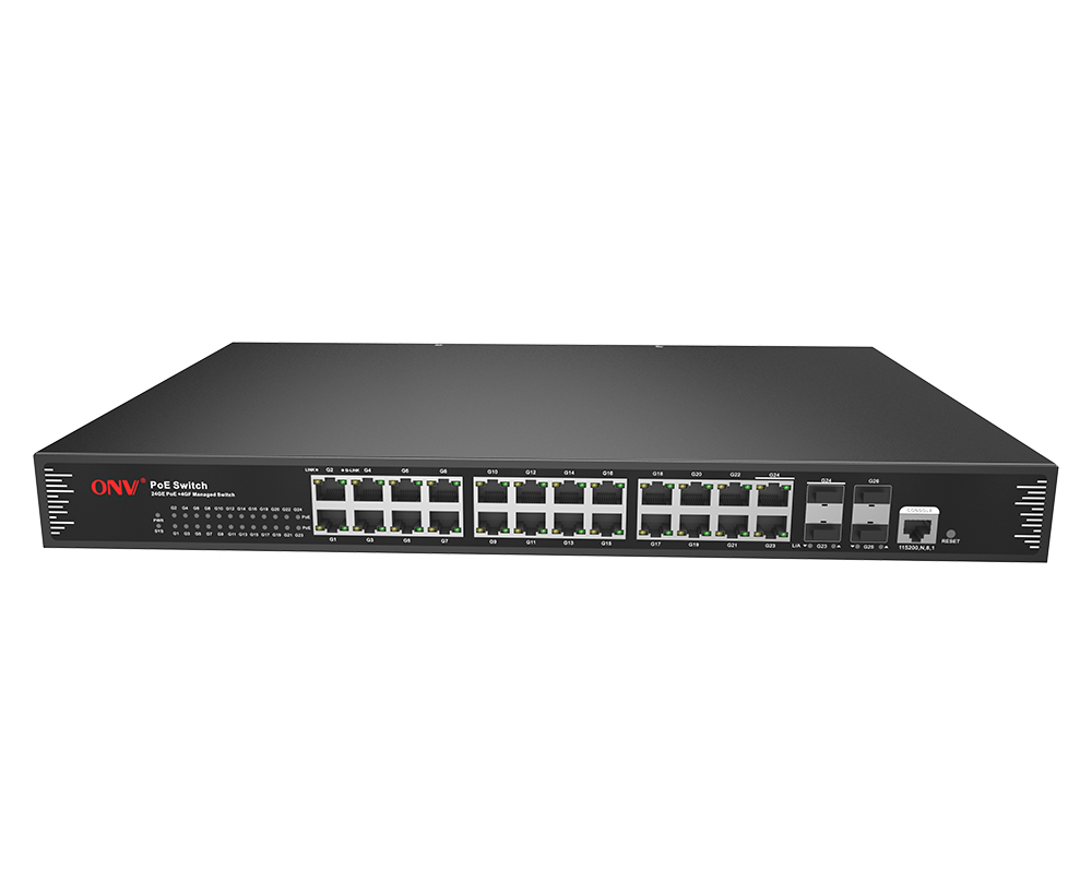Commutateur PoE géré Gigabit 26 ports L2