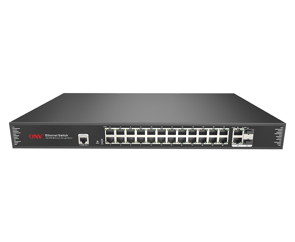 Commutateur géré Ethernet Gigabit uplink 26-port L2