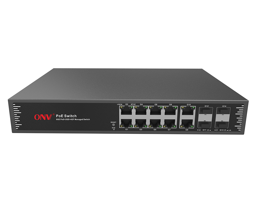 Commutateur PoE géré Gigabit 14 ports L2