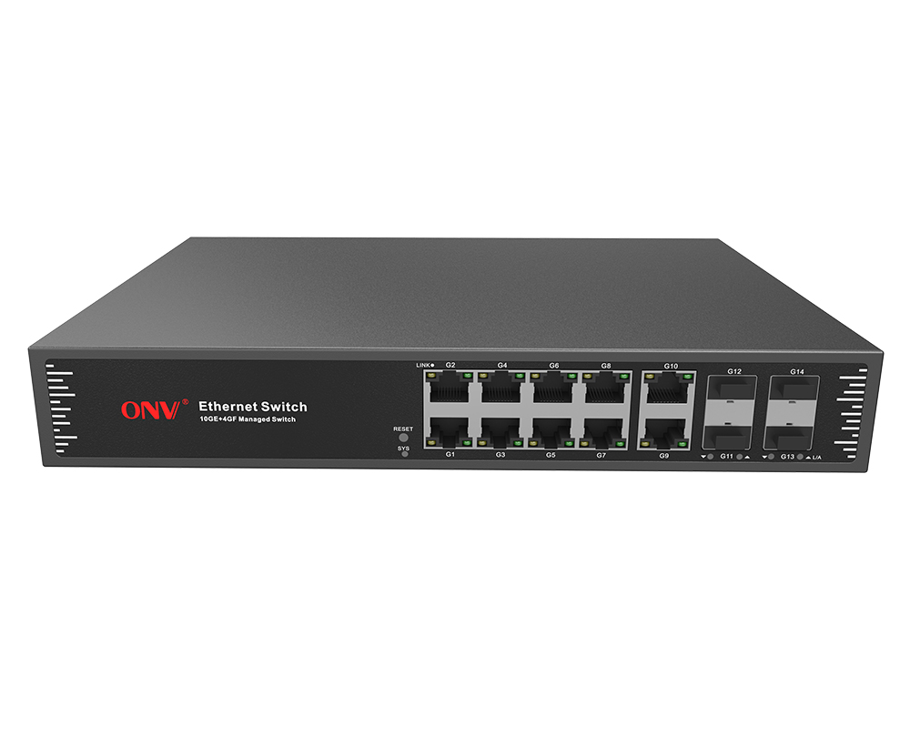 Commutateur Ethernet géré Gigabit 14-port L2