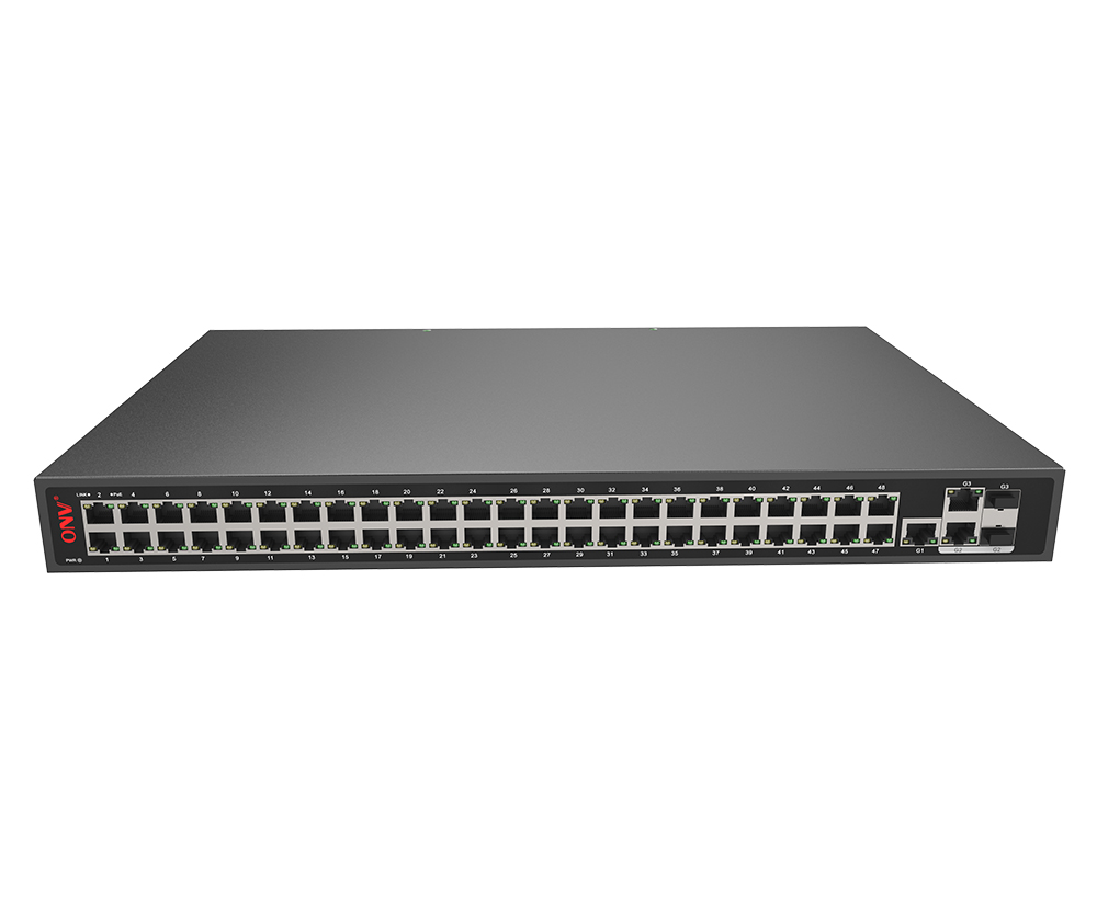 Commutateur PoE de 51 ports de liaison montante de gigabit