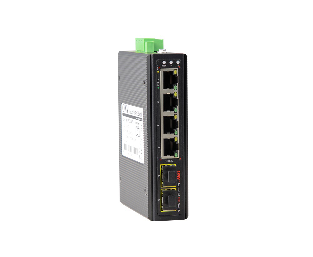 Commutateur PoE industriel à 6 ports Gigabit