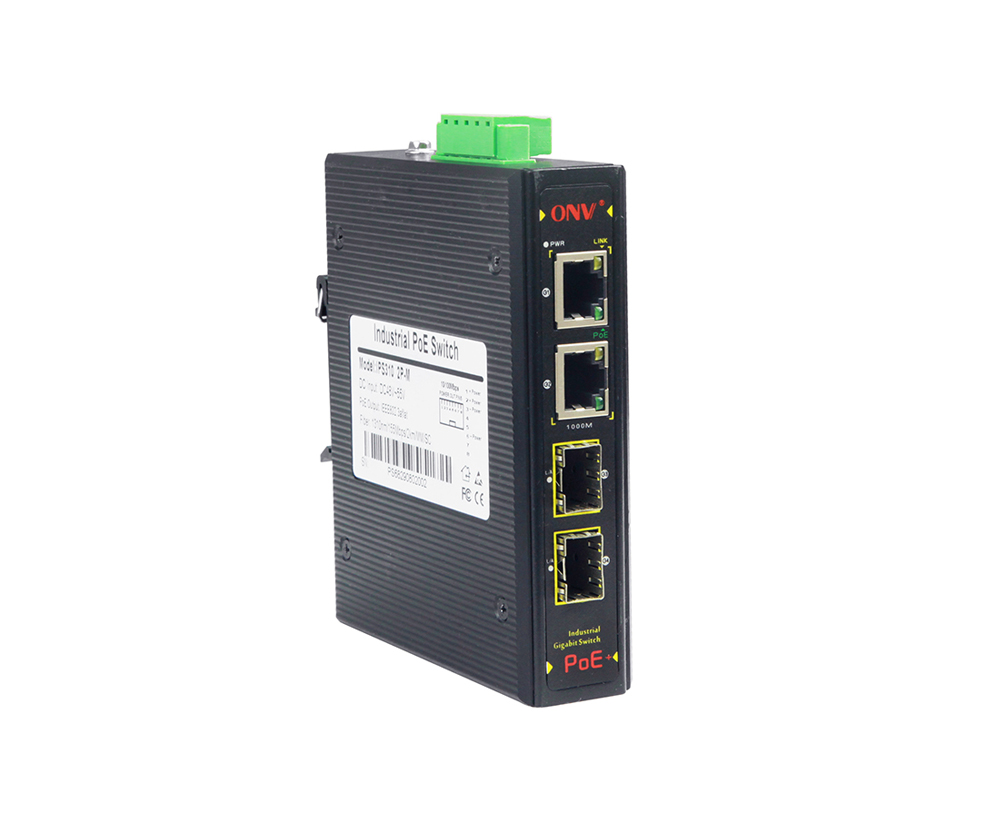 Commutateur industriel de PoE de port du gigabit 4