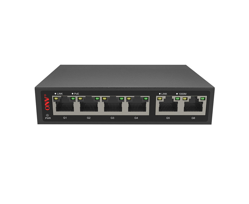 Commutateur PoE Gigabit à 6 ports bt