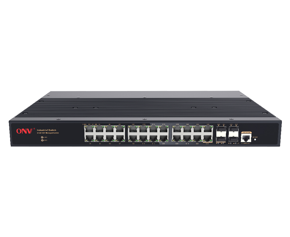 Commutateur Ethernet industriel géré Gigabit 26 ports L2
