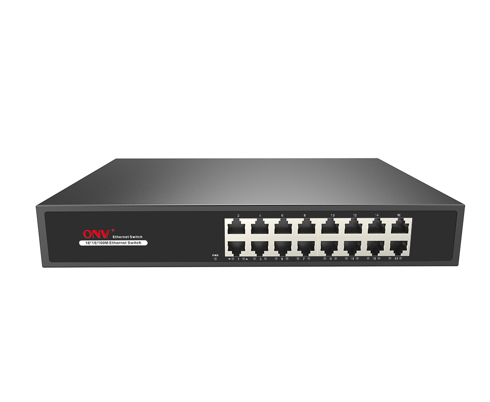 Commutateur d'Ethernet de 16 ports de 10/100M