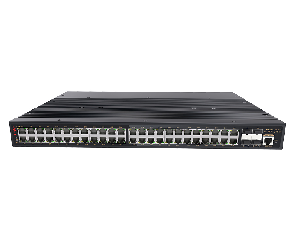 10G uplink 52-port L3 contrôlé commutateur Ethernet industriel