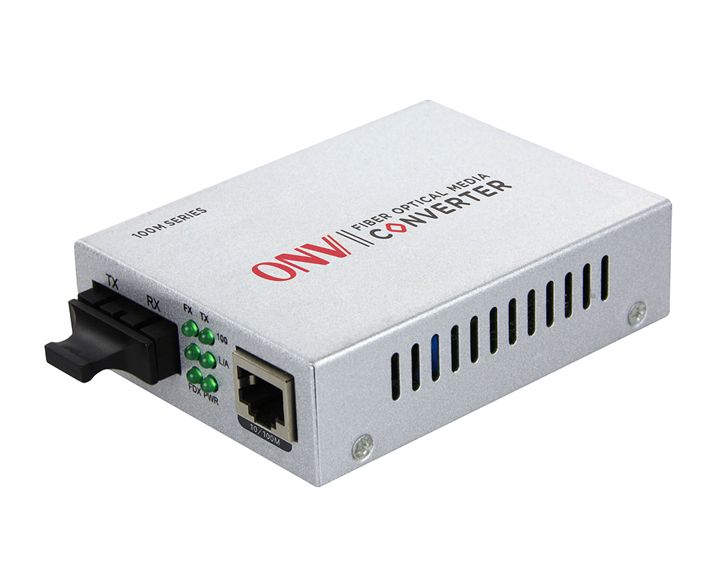 Convertisseur de médias de fibre de port de 10/100M 2