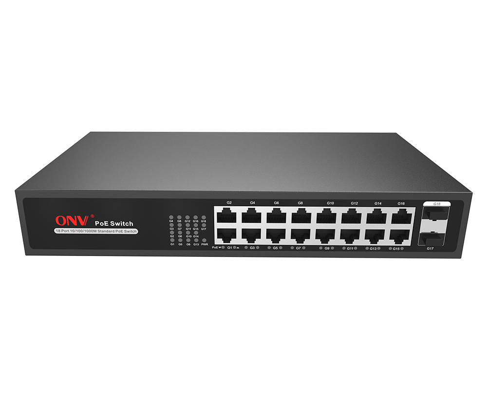 Commutateur PoE Gigabit 18 ports