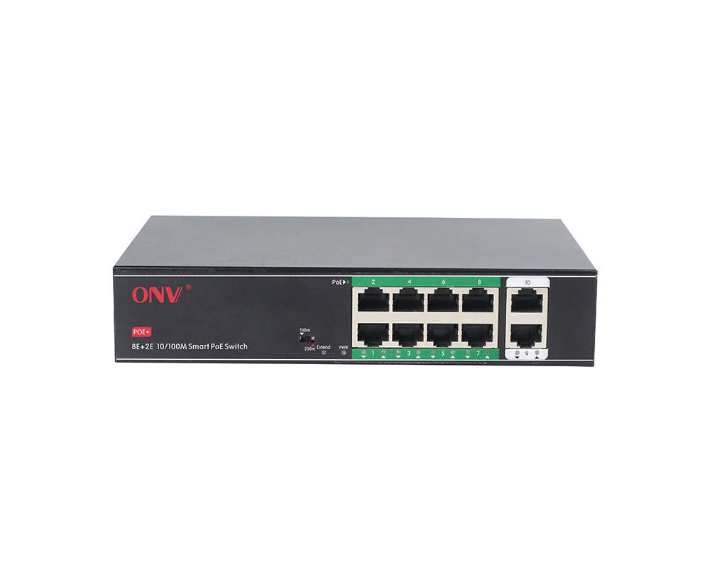Commutateur intelligent de 10/100M 10-port PoE