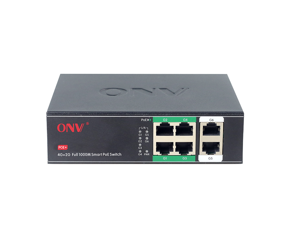 Commutateur PoE Gigabit 6 ports