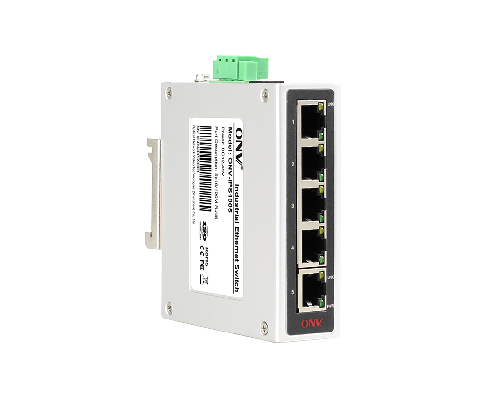 Commutateur industriel d'Ethernet de 10/100M 5-port