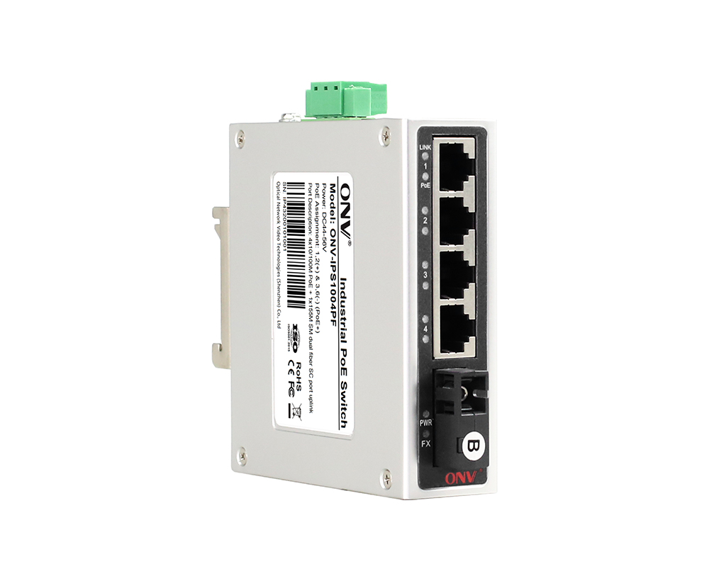 Commutateur industriel de 10/100M 5-port PoE