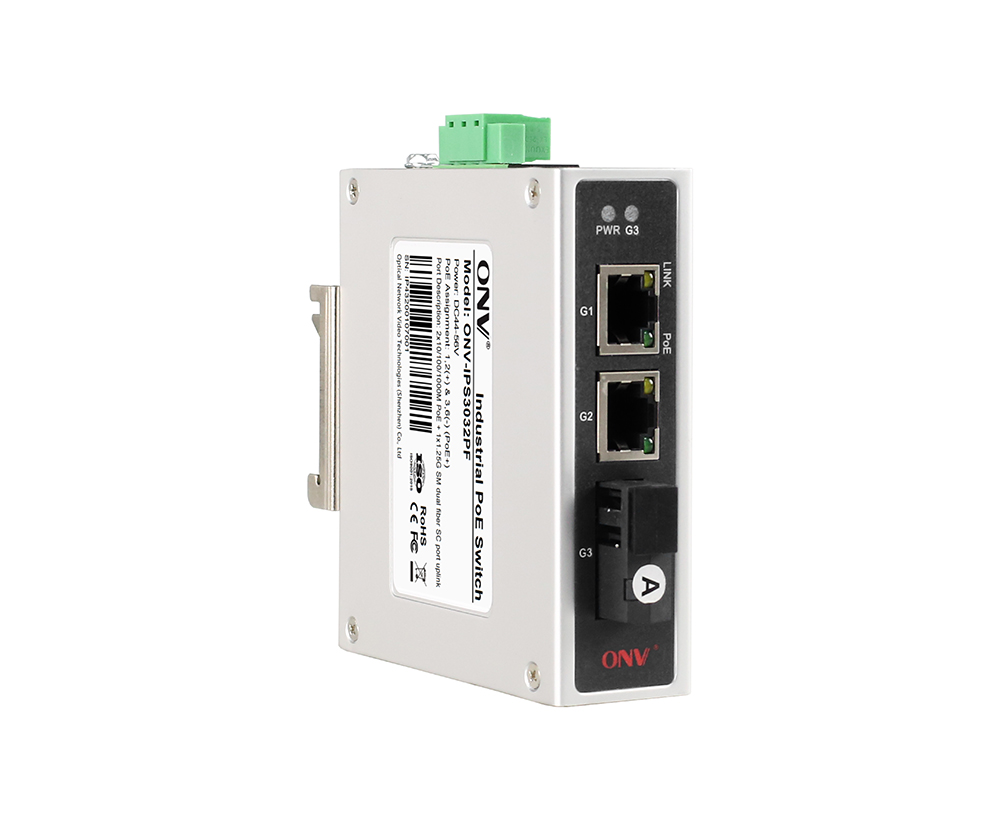 Commutateur industriel de PoE de port du gigabit 3