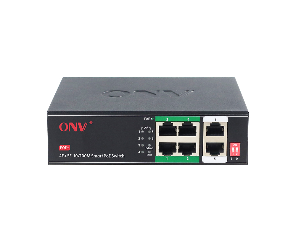Commutateur PoE intelligent à 6 ports 10/100M