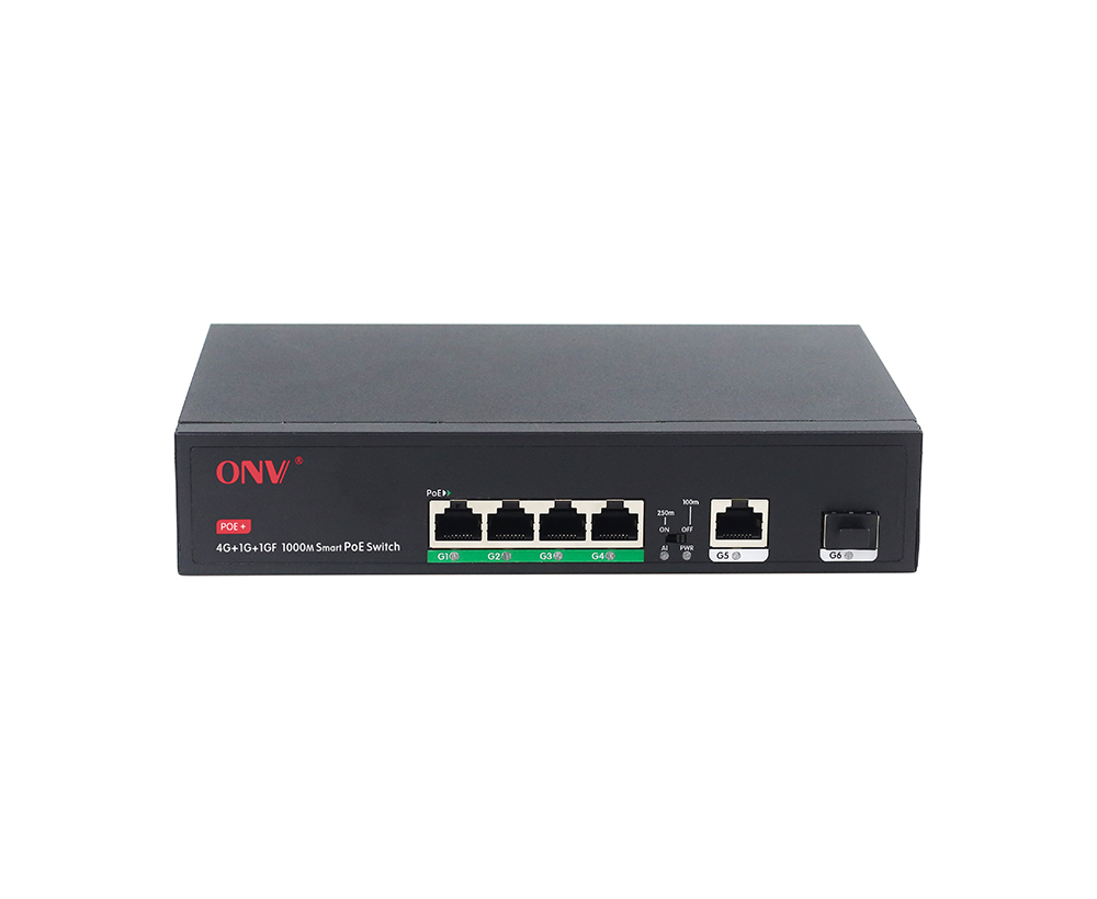 Commutateur PoE Gigabit 6 ports