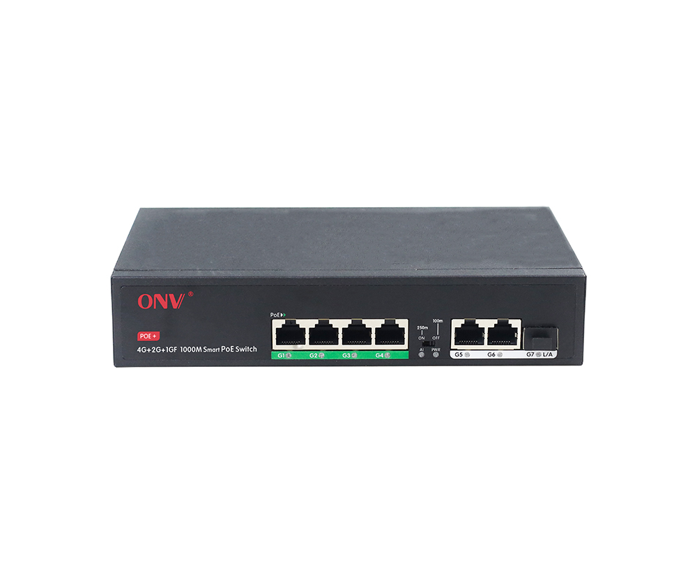 Commutateur PoE Gigabit à 7 ports