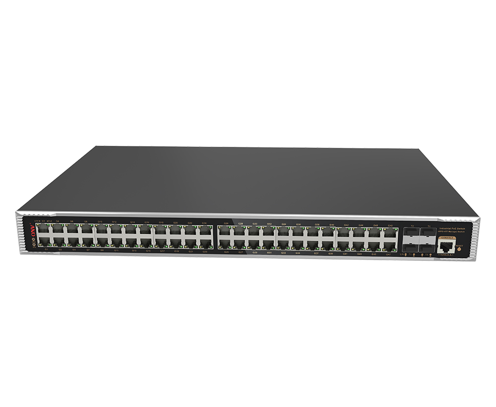 Commutateur industriel contrôlé par L2 de la liaison montante 10G 52-port PoE