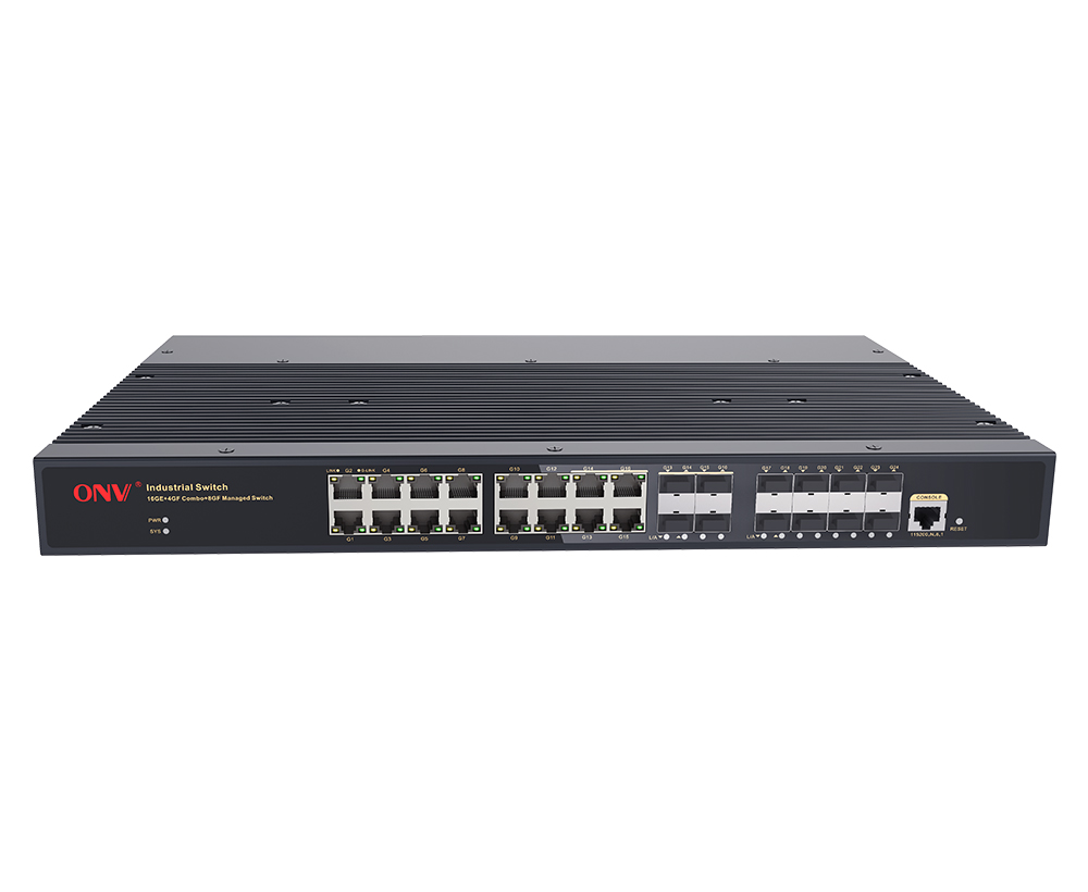 Commutateur Ethernet industriel géré Gigabit 28 ports L2