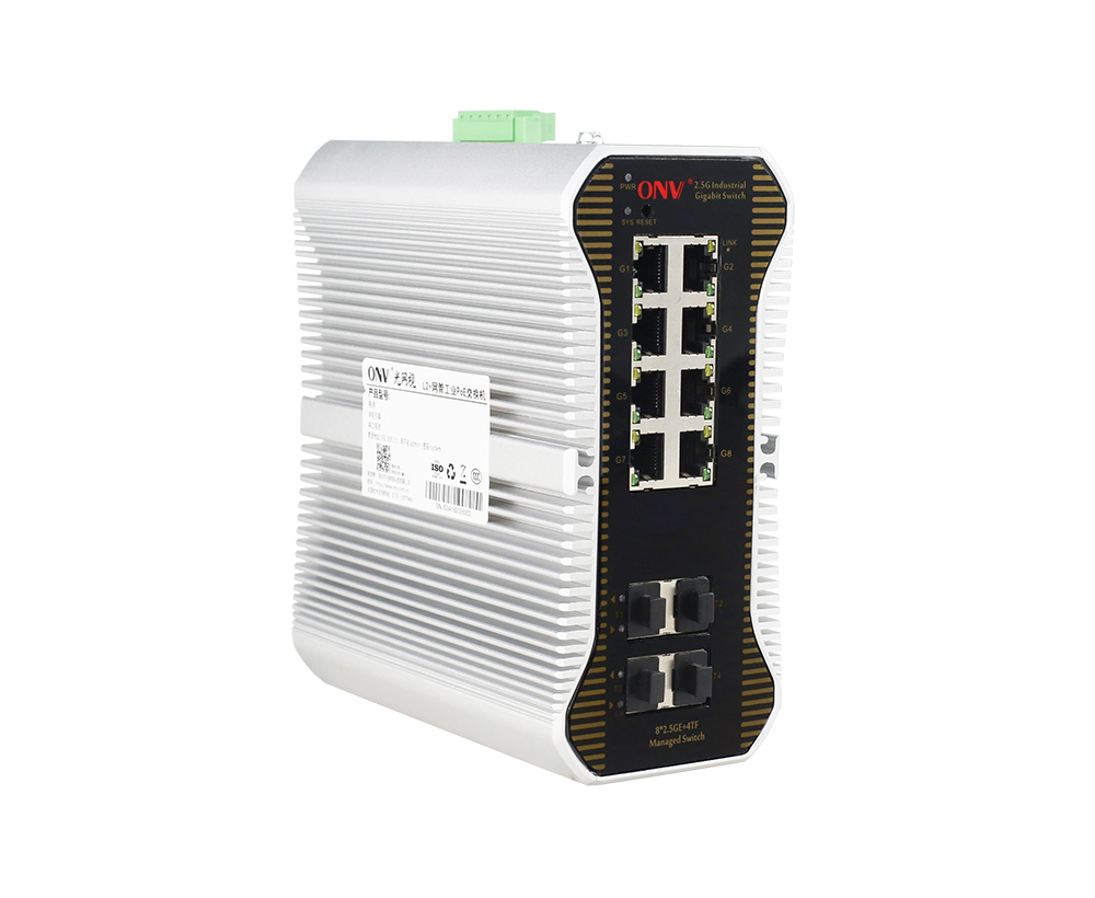 2.5G 12-port L2 a contrôlé le commutateur industriel d'Ethernet