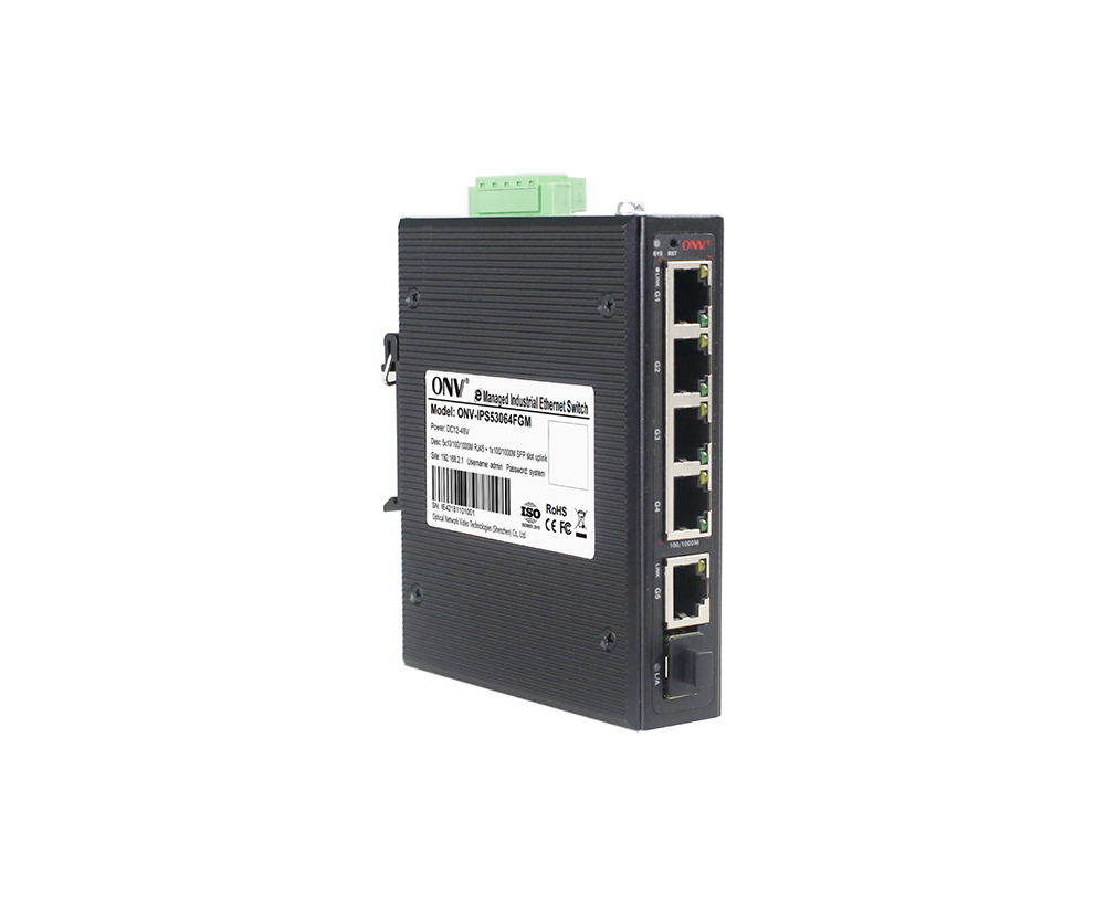 Commutateur industriel géré facile d'Ethernet de port du gigabit 6