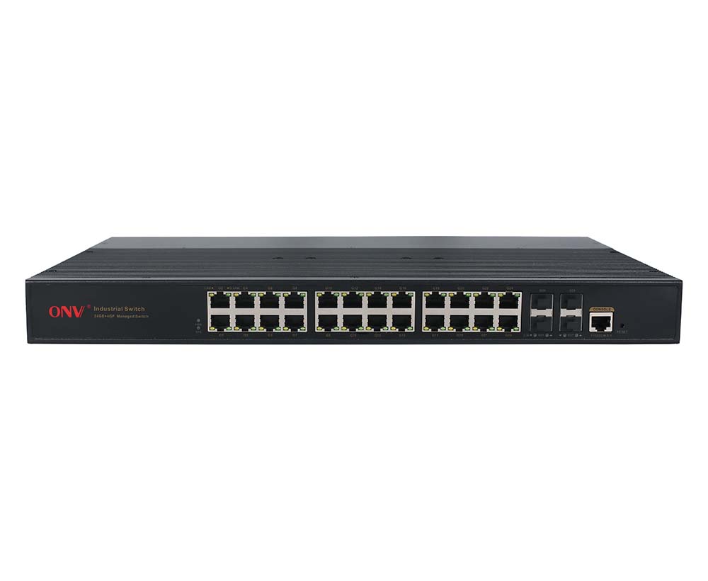 Commutateur Ethernet industriel géré Gigabit 28 ports L2