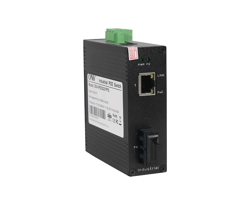 Commutateur PoE industriel Gigabit 2 ports