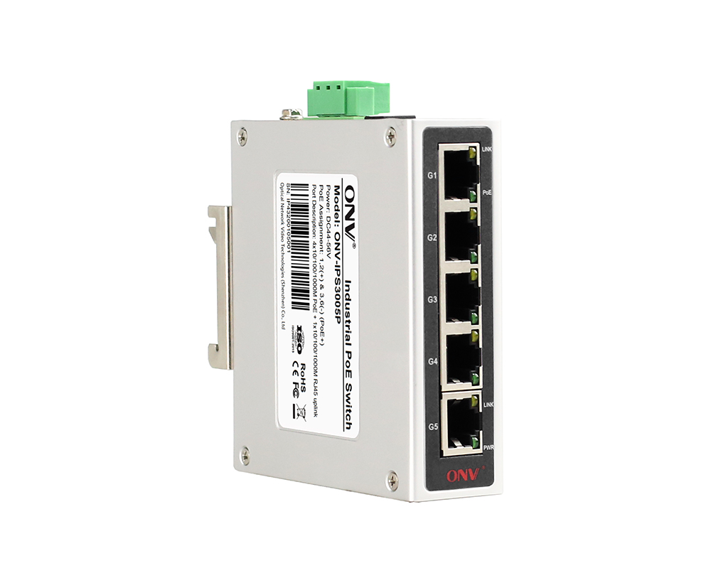 Commutateur industriel de PoE de port du gigabit 5