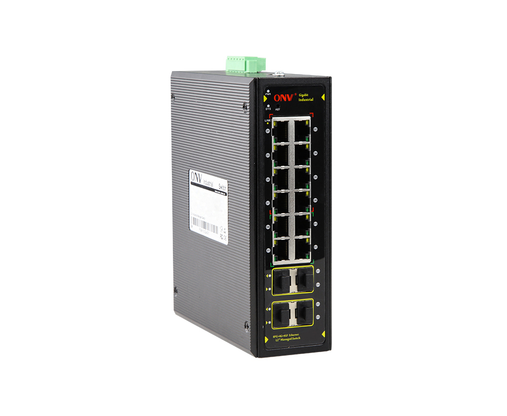 Commutateur Ethernet industriel géré Gigabit 16 ports L2