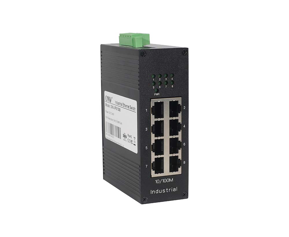 Commutateur industriel d'Ethernet de 10/100M 8-port