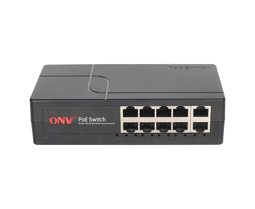 Commutateur PoE intelligent Gigabit Uplink 10 ports