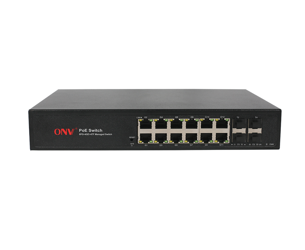 10G uplink 16 ports L2 géré commutateur PoE