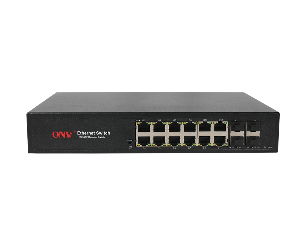 Commutateur géré d'Ethernet du port L2 de la liaison montante 10G 16