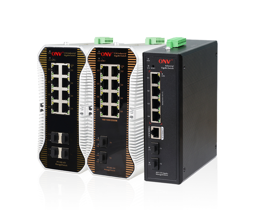 Commutateur Ethernet industriel administrable de niveau 3 série 2,5G